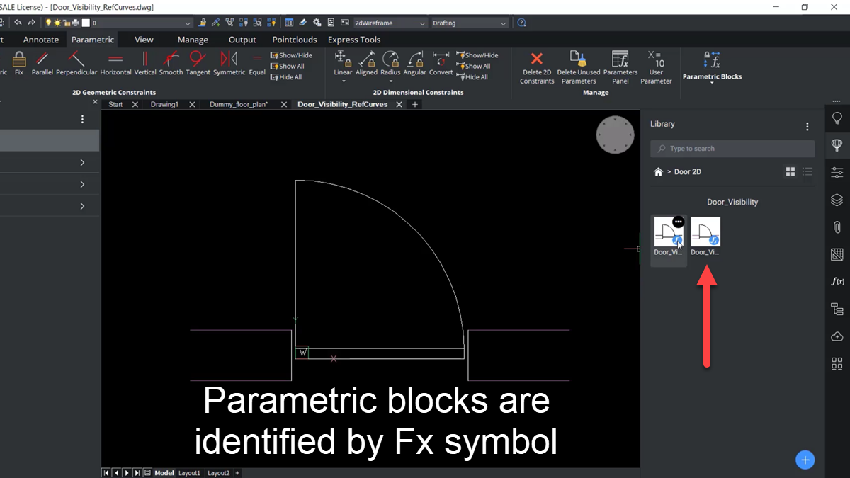 Create Parametric CAD Blocks in BricsCAD